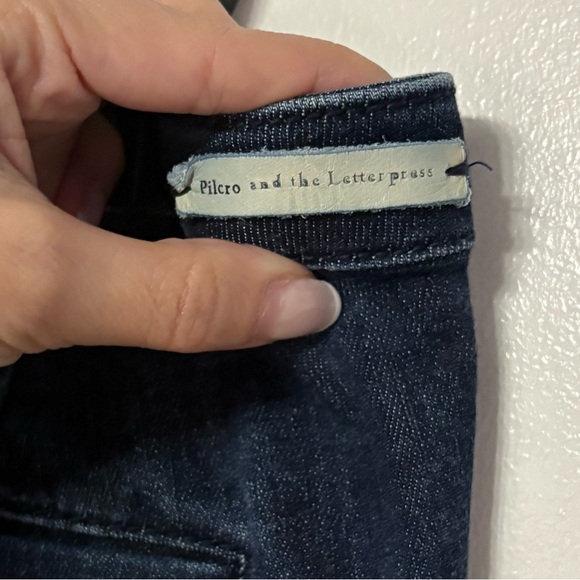 ✨Pilcro And The Letterpress✨ Anthropologie High Rise Denim Leggings Jeans Sz 28 - Picture 8 of 16